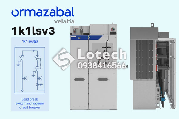 Tủ RMU 2 ngăn Ormazabal 2k1lvs3
