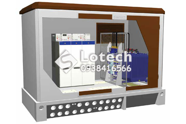 Tủ RMU 3 ngăn Ormazabal lắp đặt trong trạm biến áp