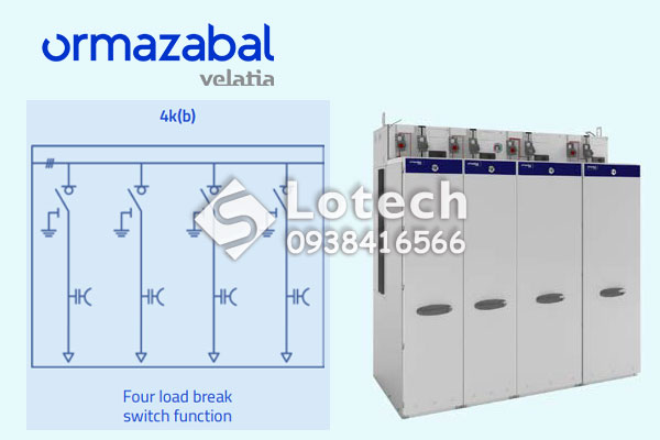 Tủ RMU Ormazabal ga/gae630 4k