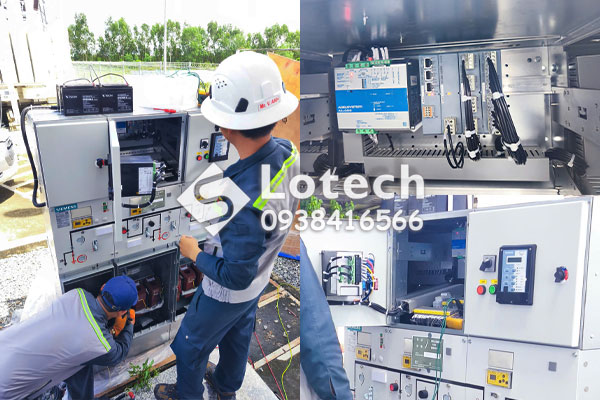 Tủ RTU Sicam A8000 lắp tủ RMU Siemens 8DJH