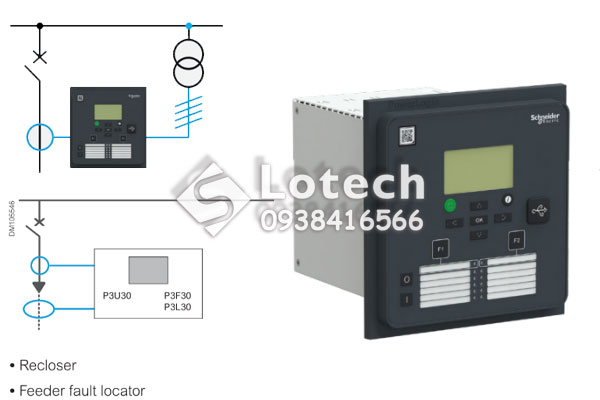 Ứng dụng Relay P3U30 Schneider